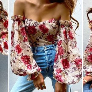 Beautiful Floral Seven Wonders Jaus BodySuit